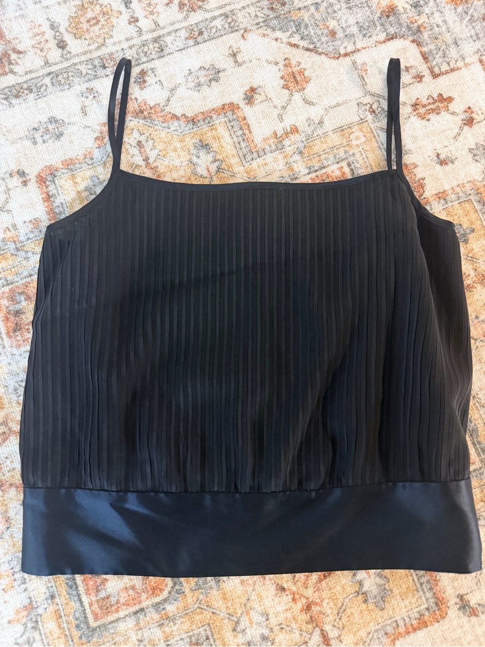 Banana Republic black silk blouse